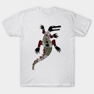 Aboriginal Art - Croc Single T-Shirt